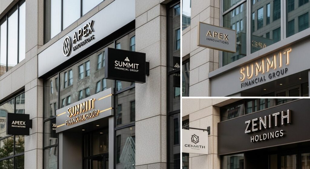 Premium business signage on successful Jacksonville commercial buildings