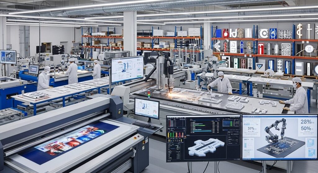 Modern digital manufacturing techniques revolutionizing business signage production