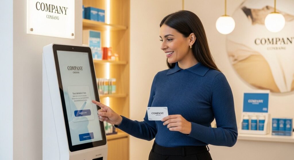 Customer psychological response to consistent brand design showing trust and confidence