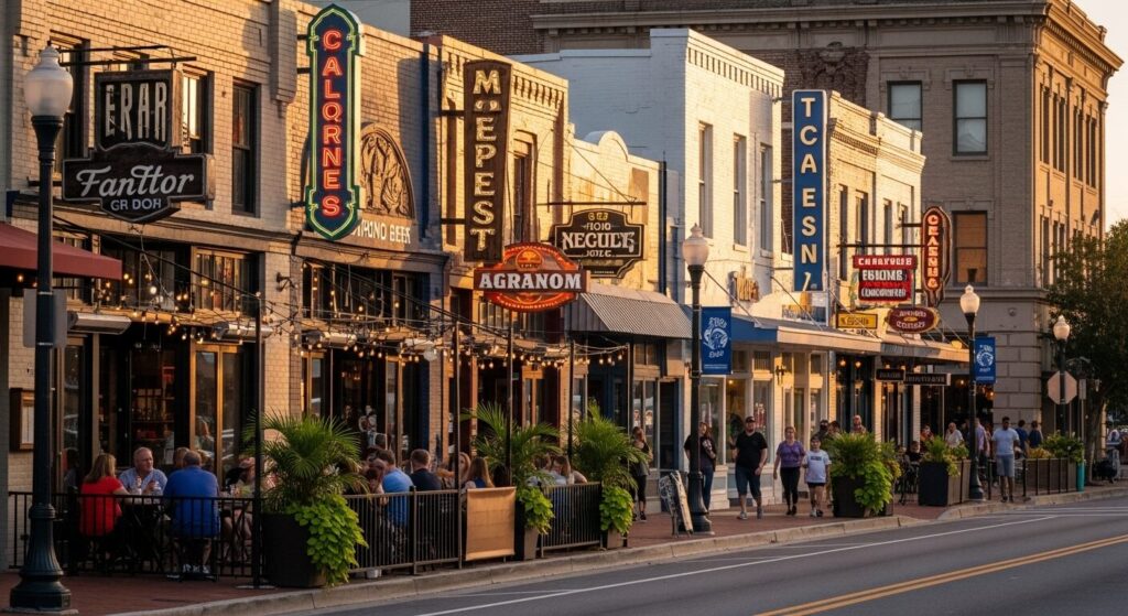 Beautiful Jacksonville signage supporting local business success and economic vitality