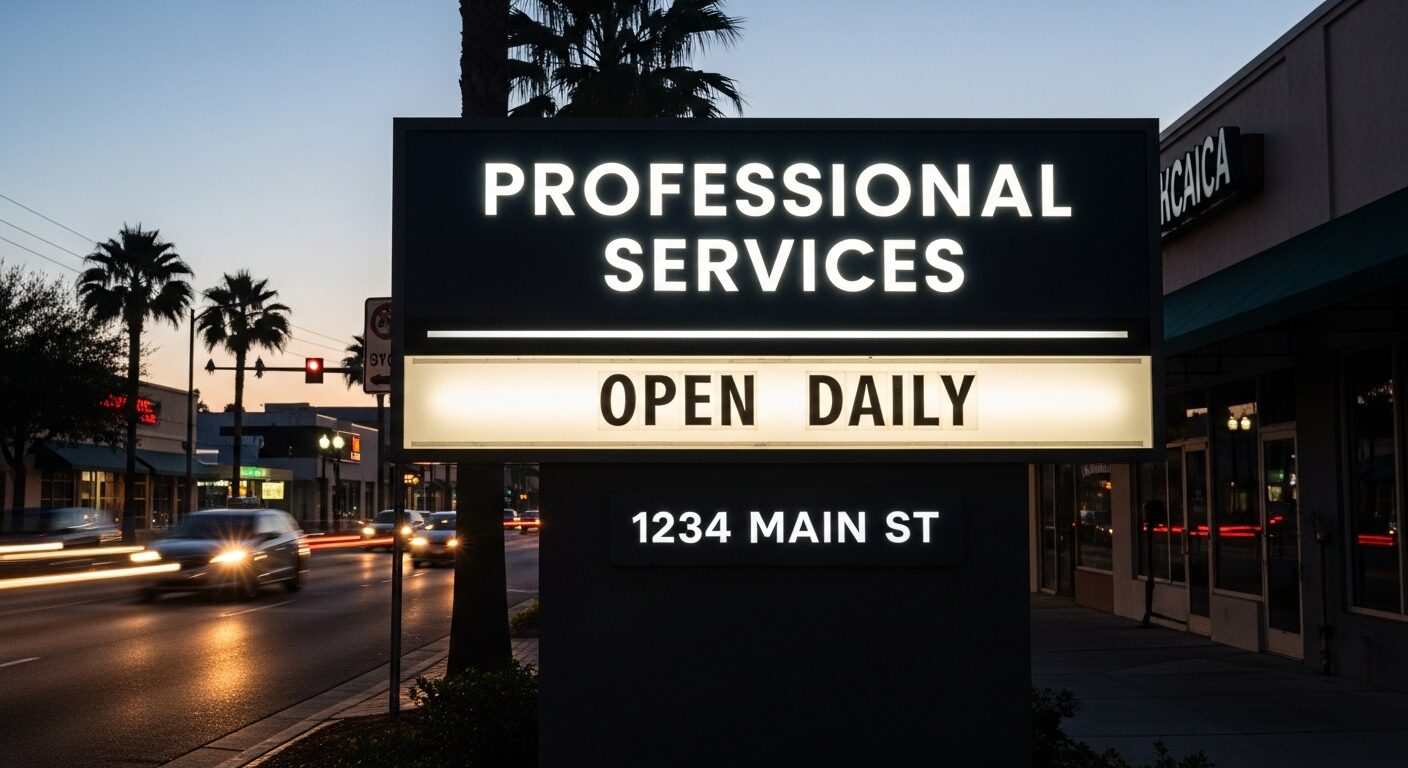 Your Silent 24/7 Salesperson: Visible Signage in Jacksonville