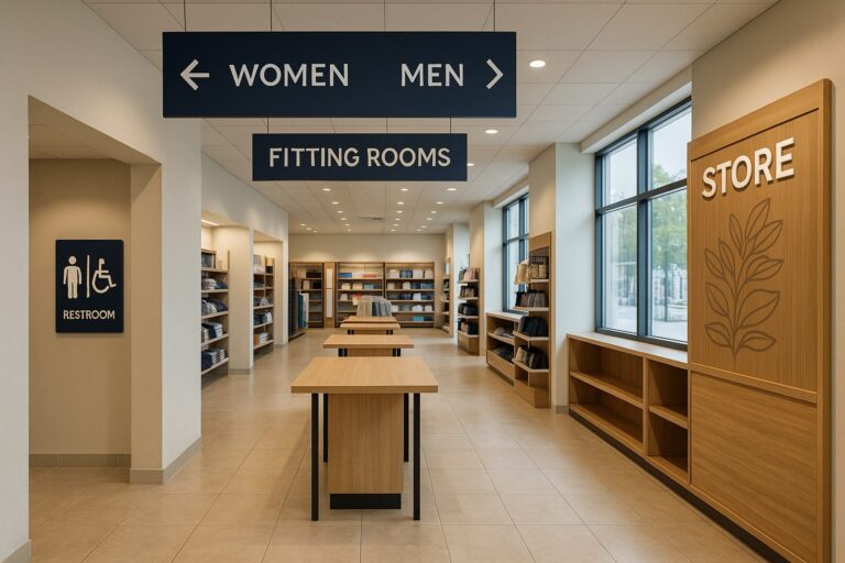 Indoor Sign Solutions for Better Store Layouts