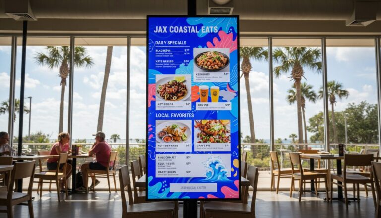 Digital Menu Boards Enhance Restaurant Sales