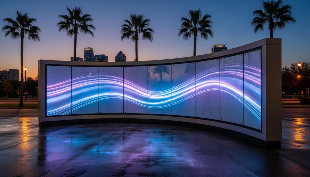 LED storefront signage enhancing customer trust in Jacksonville FL